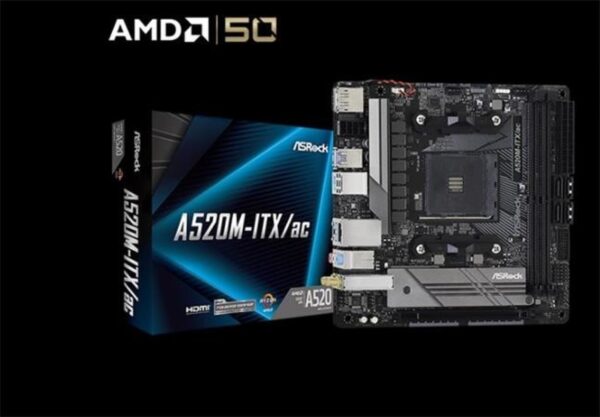 ASRock A520M-ITX/AC - 90-MXBDH0-A0UAYZ