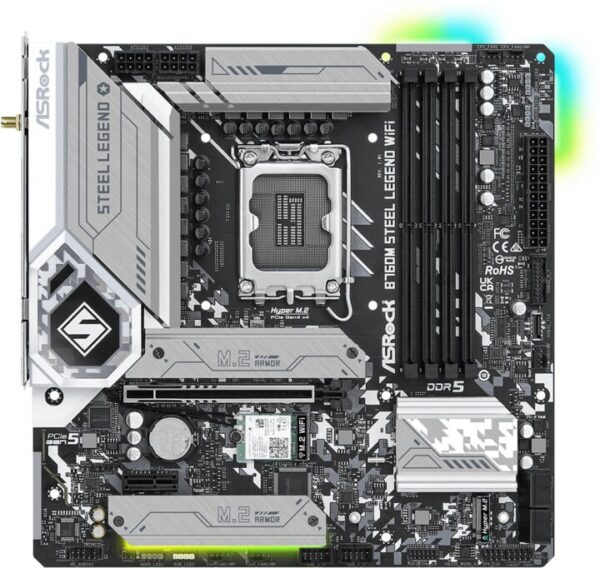 ASRock B760M STEEL LEGEND WIFI - 90-MXBL70-A0UAYZ