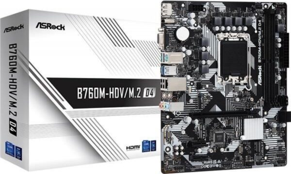 ASRock B760M-HDV/M.2 D4 - 90-MXBL40-A0UAYZ - Image 3