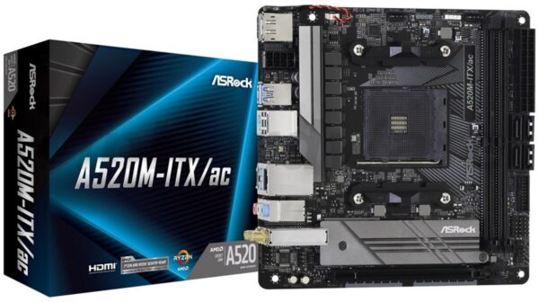 ASRock A520M-ITX/AC - 90-MXBDH0-A0UAYZ - Obrázek 9