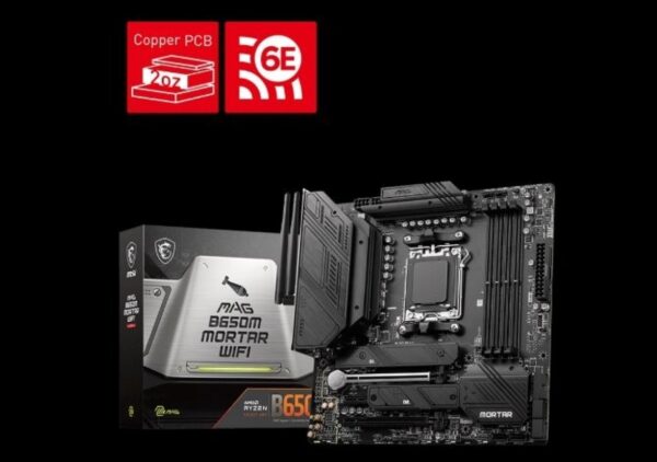 MSI MAG B650M MORTAR WIFI - 7D76-001R - Image 3