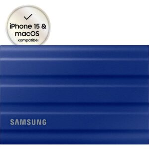 Samsung Portable SSD T7 Shield 2TB modrý, MU-PE2T0R/EU