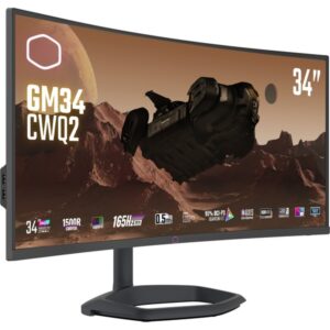 Cooler Master GM34-CWQ2, LED monitor, CMI-GM34-CWQ2-EK