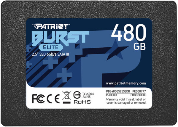 Patriot Burst Elite, 2,5" - 480GB, PBE480GS25SSDR
