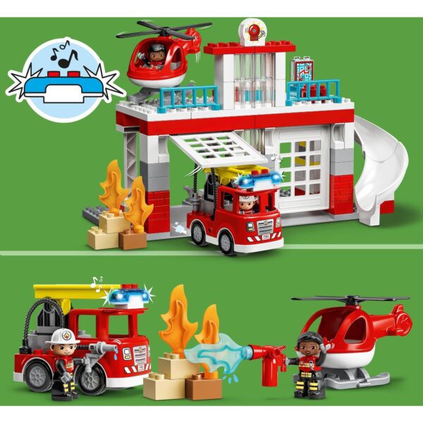 LEGO DUPLO 10970 Hasičská stanice a vrtulník - 10970 - Image 3