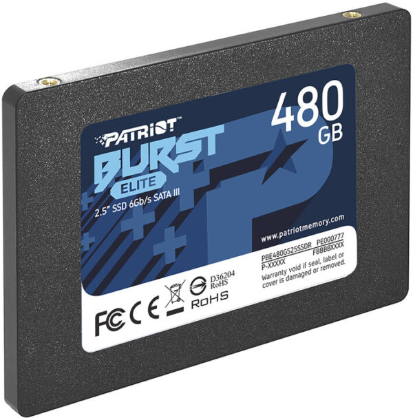 Patriot Burst Elite, 2,5" - 480GB, PBE480GS25SSDR - Image 3