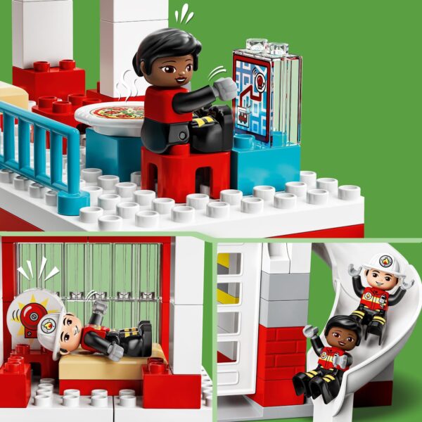 LEGO DUPLO 10970 Hasičská stanice a vrtulník - 10970 - Image 4