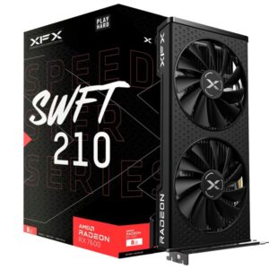 XFX Radeon RX 7600 SPEEDSTER SWFT210 CORE – RX-76PSWFTFY
