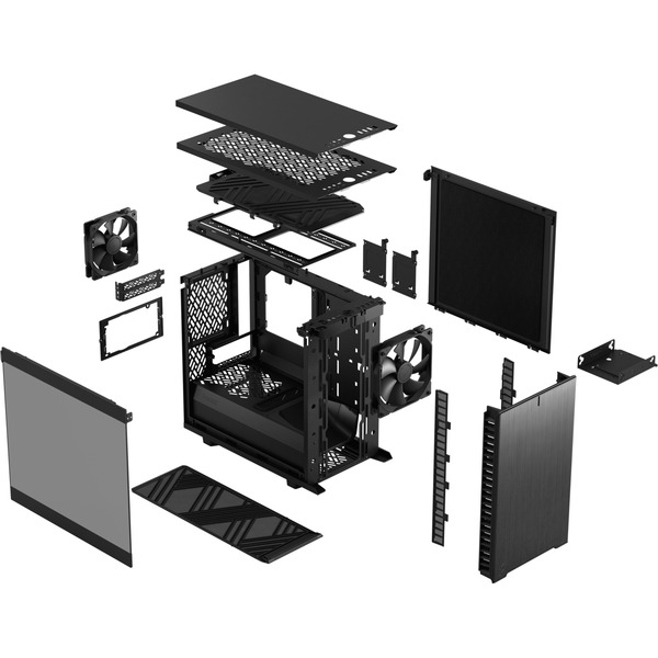 Fractal Design Define 7 Nano Black TG Light Tint – FD-C-DEF7N-02 - Obrázek 17
