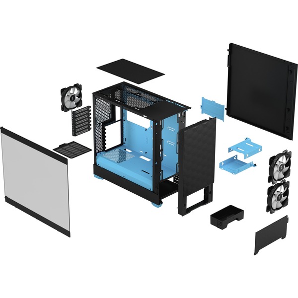 Fractal Design Pop Air RGB Cyan Core TG Clear Tint – FD-C-POR1A-02 - Image 12