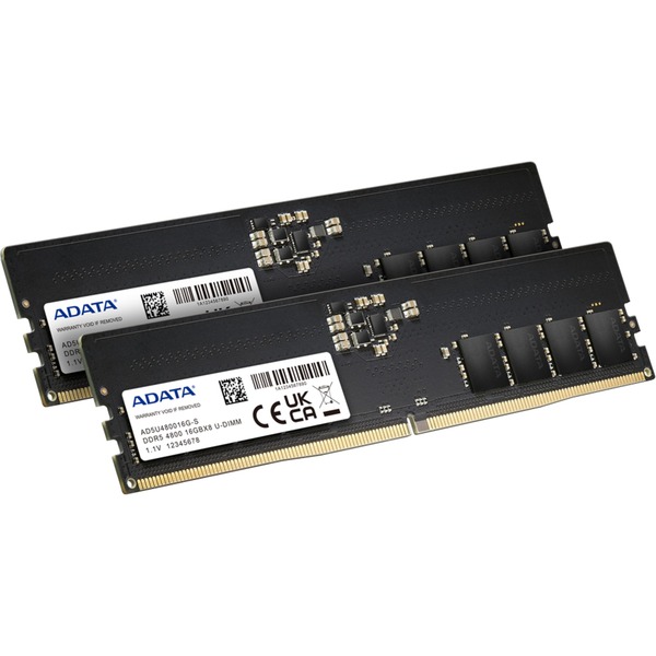ADATA DIMM 32 GB DDR5-4800 (2x 16 GB) Dual Kit – AD5U480016G-DT - Image 2