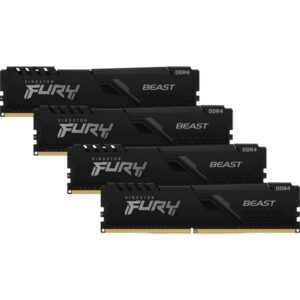 Kingston FURY DIMM 64 GB DDR4-3200 (4x 16 GB) Quad Kit – KF432C16BBK4/64
