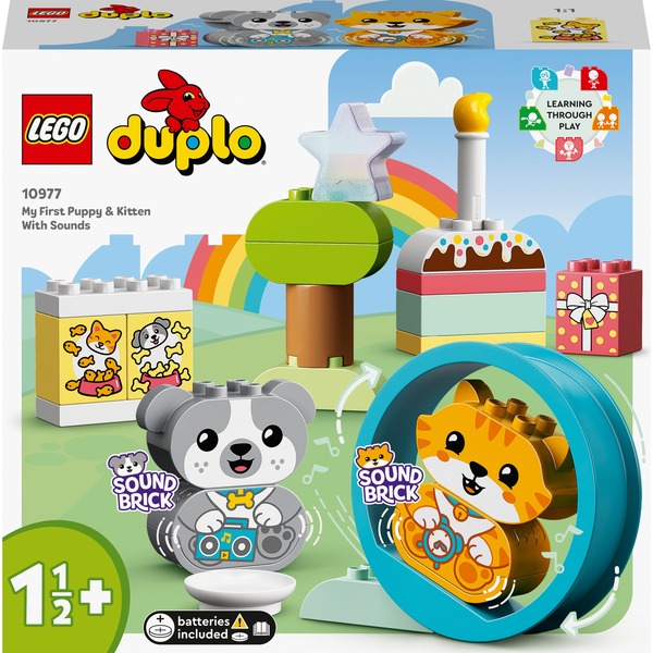 LEGO DUPLO 10977 Moje první štěňátko a koťátko vydávající zvuky – 10977 - Image 8