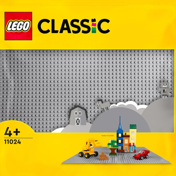 LEGO Classic 11024 Šedá podložka na stavění – 11024