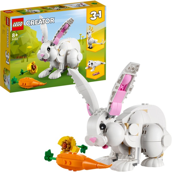 LEGO Creator 3 v 1 31133 Bílý králík – 31133