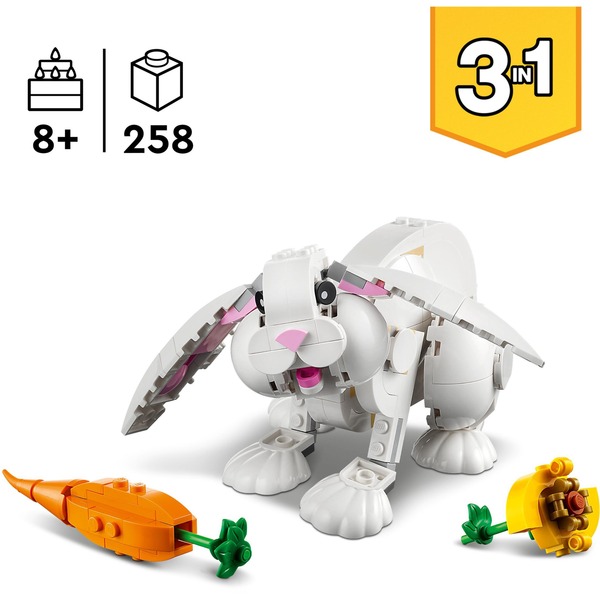 LEGO Creator 3 v 1 31133 Bílý králík – 31133 - Image 3