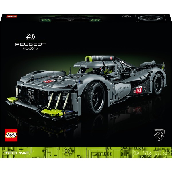 LEGO Technic 42156 PEUGEOT 9X8 24H Le Mans Hybrid Hypercar – 42156 - Image 8
