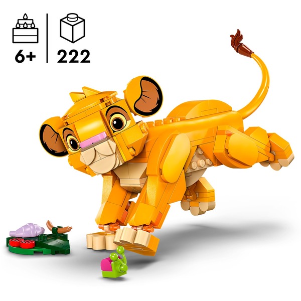 LEGO - Disney 43243 Lvíče Simba ze Lvího krále – 43243 - Image 3
