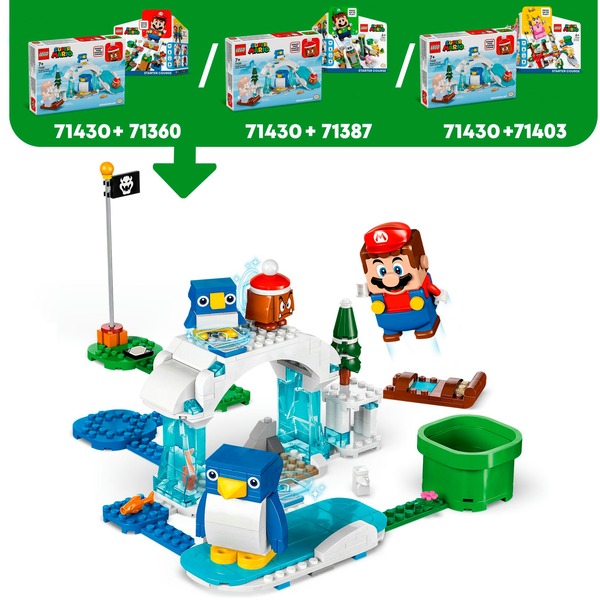 LEGO Super Mario 71430 Sněhové dobrodružství s rodinou penguin – rozšiřující set – 71430 - Image 4