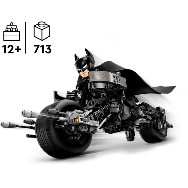 LEGO DC Batman 76273 Sestavitelná figurka: Batman a motorka Bat-Pod – 76273 - Image 3