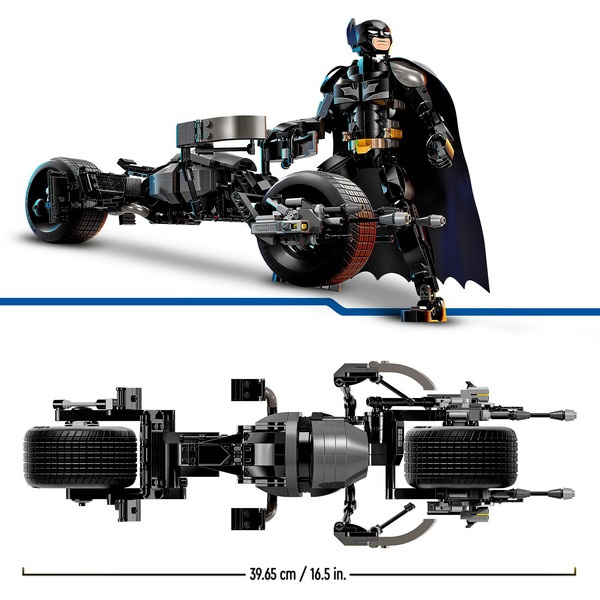 LEGO DC Batman 76273 Sestavitelná figurka: Batman a motorka Bat-Pod – 76273 - Image 5