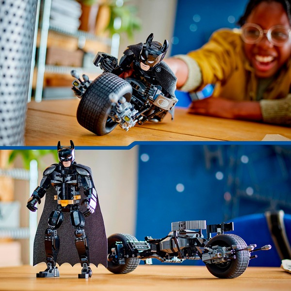 LEGO DC Batman 76273 Sestavitelná figurka: Batman a motorka Bat-Pod – 76273 - Image 6