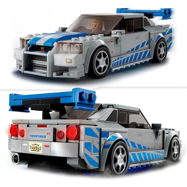 LEGO Speed Champions 76917 2 Fast 2 Furious Nissan Skyline GT-R (R34) – 76917 - Image 4