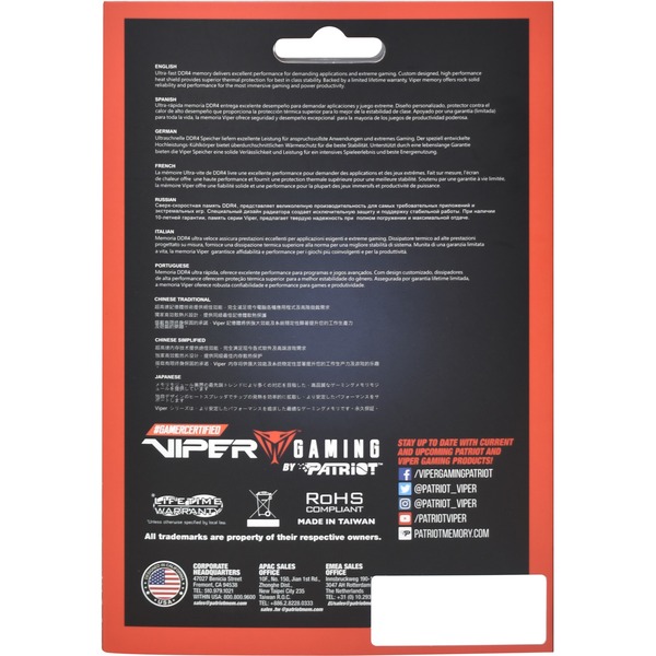 Patriot DIMM 32 GB DDR4-3600 (2x 16 GB) Dual Kit – PVE2432G360C0K - Image 10