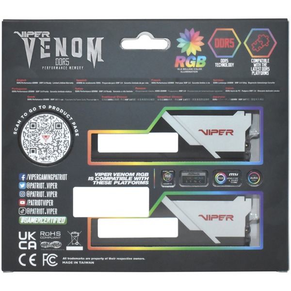 Patriot DIMM 32 GB DDR5-6200 (2x 16 GB) Dual-Kit – PVVR532G620C40K - Image 8