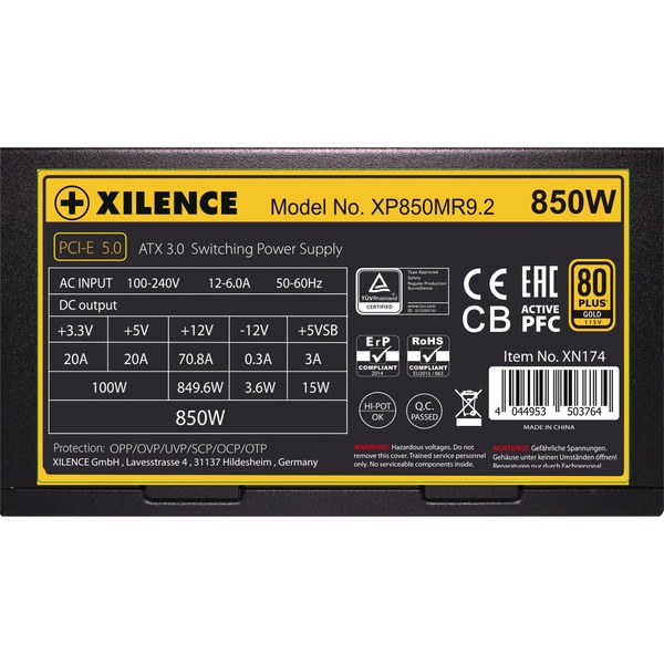 Xilence Performance X ATX 3.0 80+ GOLD 850W – XN174 - Image 5