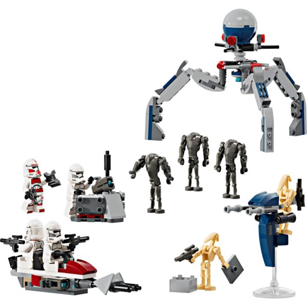 LEGO 75372 LEGO Star Wars Clone Trooper & Battle Droid Battle Pack – 75372 - Image 2