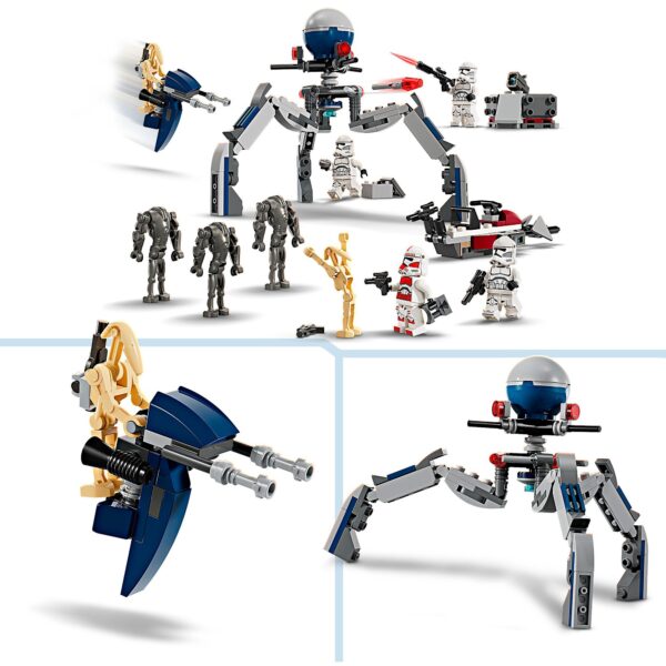 LEGO 75372 LEGO Star Wars Clone Trooper & Battle Droid Battle Pack – 75372 - Image 4