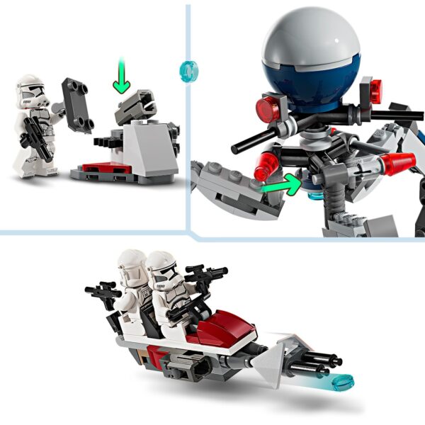 LEGO 75372 LEGO Star Wars Clone Trooper & Battle Droid Battle Pack – 75372 - Image 5