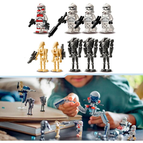 LEGO 75372 LEGO Star Wars Clone Trooper & Battle Droid Battle Pack – 75372 - Image 6