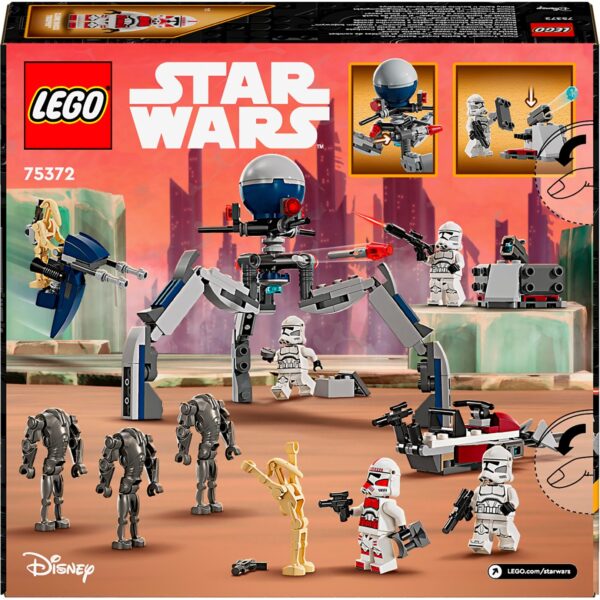 LEGO 75372 LEGO Star Wars Clone Trooper & Battle Droid Battle Pack – 75372 - Image 9