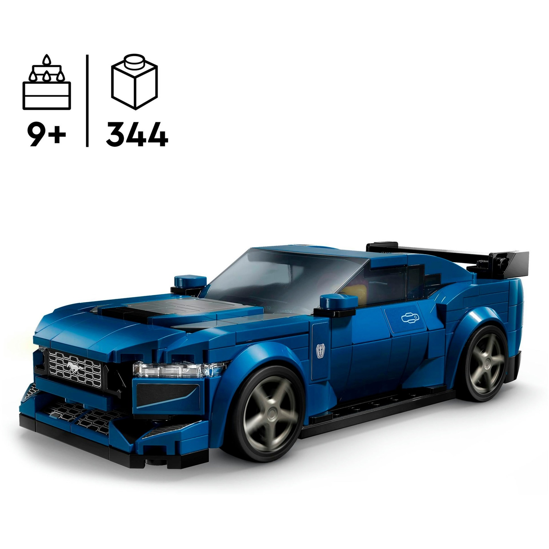 LEGO 76920 Speed ​​Champions sportovního auta Ford Mustang Dark Horse – 76920 - Obrázek 3
