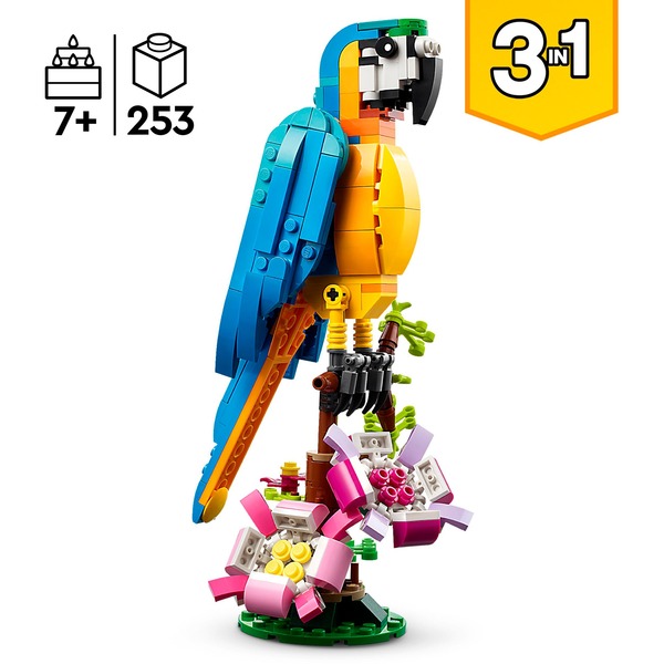 LEGO Creator 3 v 1 31136 Exotický papoušek – 31136 - Image 3