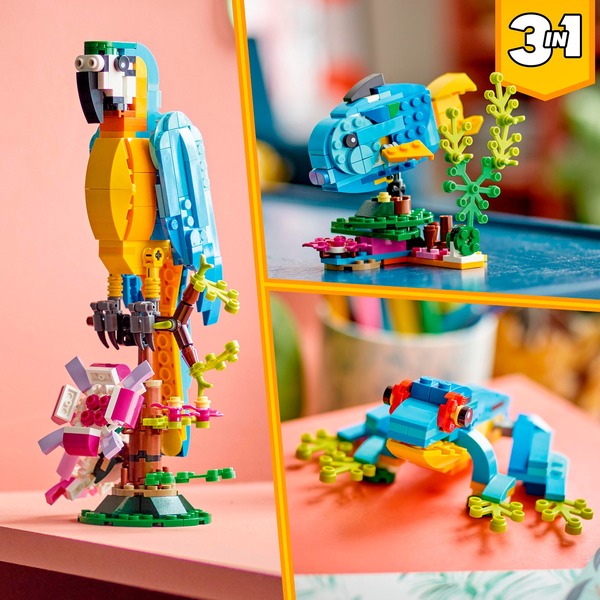 LEGO Creator 3 v 1 31136 Exotický papoušek – 31136 - Image 6