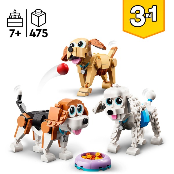 LEGO Creator 3 v 1 31137 Roztomilí pejsci – 31137 - Image 3