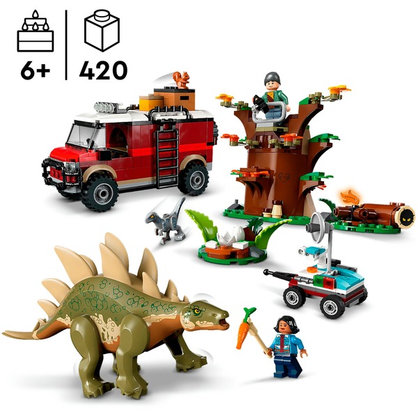 LEGO 76965 Jurský svět Dinosauří mise: Objev Stegosaura – 76965 - Obrázek 3