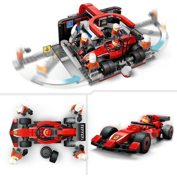 LEGO 60443 City F1 Pit Stop s posádkou v boxech a Ferrari Speedster - 60443 - Image 5