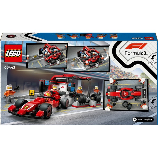 LEGO 60443 City F1 Pit Stop s posádkou v boxech a Ferrari Speedster - 60443 - Image 7