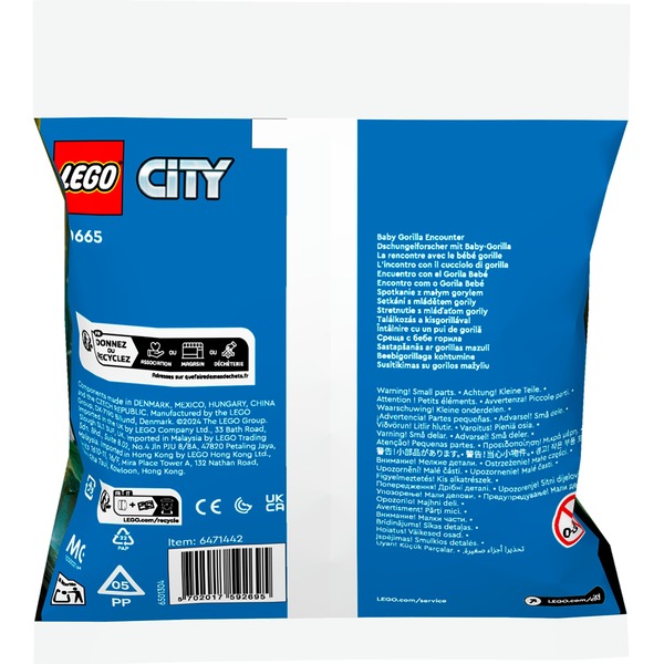 LEGO 30665 City Průzkumník džungle s gorilím mládětem - 30665 - Obrázek 3